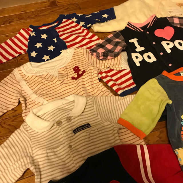 carter's(カーターズ)のぽくて2779さん専用♡男の子ロンパース ジャンプスーツ11着まとめ売り♡ キッズ/ベビー/マタニティのベビー服(~85cm)(ロンパース)の商品写真