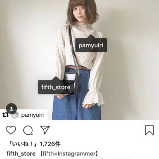 フィフス(fifth)のfifth×Instagram  @pamyuriさんとのコラボ シャツ 白(シャツ/ブラウス(長袖/七分))