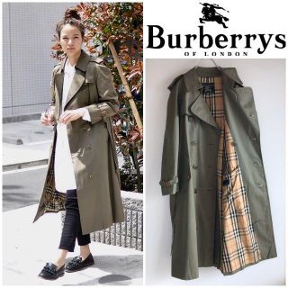 バーバリー(BURBERRY)の希少 ビンテージ バーバリー 裏ノバチェック トレンチコート(トレンチコート)