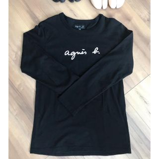 アニエスベー(agnes b.)の試着のみ 定番人気ロゴ入りロンtee アニエス・ベー(Tシャツ(長袖/七分))