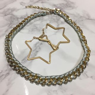 ネックレス ピアス 【美品】(ネックレス)