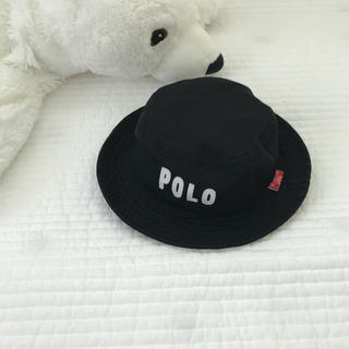 ポロラルフローレン(POLO RALPH LAUREN)のポロ ラルフローレン 帽子 キッズ ベビー ハット 黒(帽子)