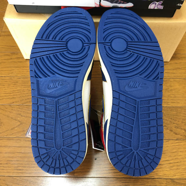 NIKE(ナイキ)の国内正規品 新品未使用 本物 ユニオン ジョーダン ナイキ 27.5cm メンズの靴/シューズ(スニーカー)の商品写真