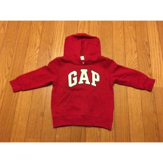 ギャップ(GAP)のGAP ギャップ☆長袖パーカートレーナー 赤☆男女兼用☆100(ジャケット/上着)