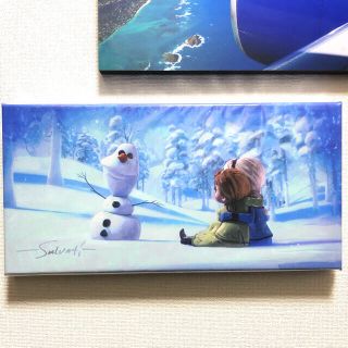 ディズニー(Disney)のディズニー アナ雪 (Disney Frozen) 限定 画 希少(絵画/タペストリー)