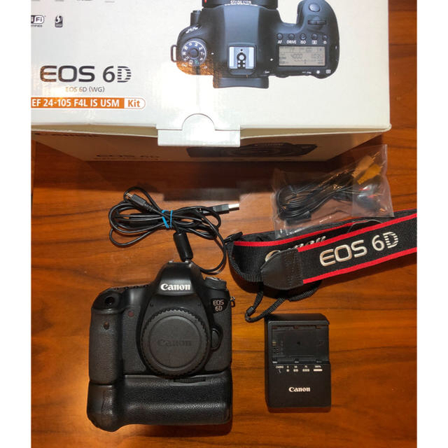 キヤノン EOS 6D ボディ バッテリーグリップ付【美品】