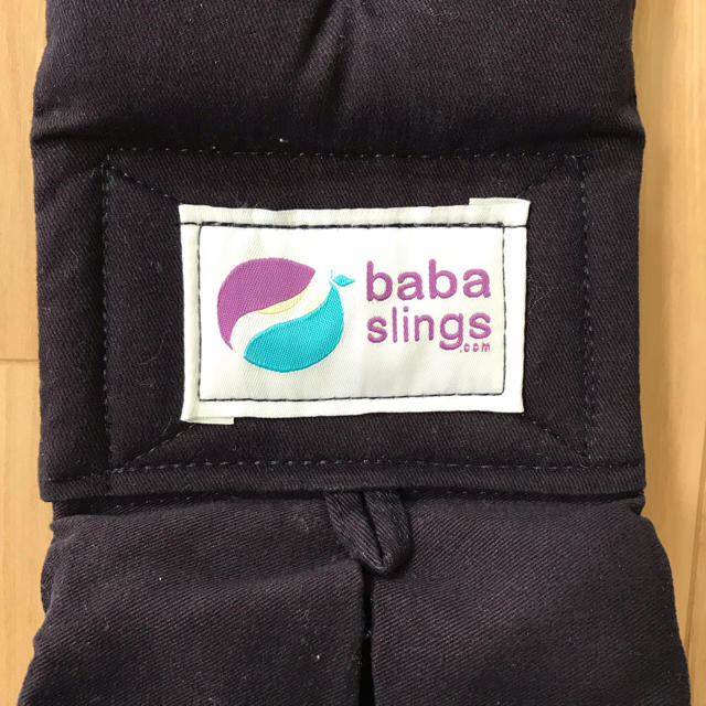 ババスリング  baba slings  ネイビー キッズ/ベビー/マタニティの外出/移動用品(スリング)の商品写真