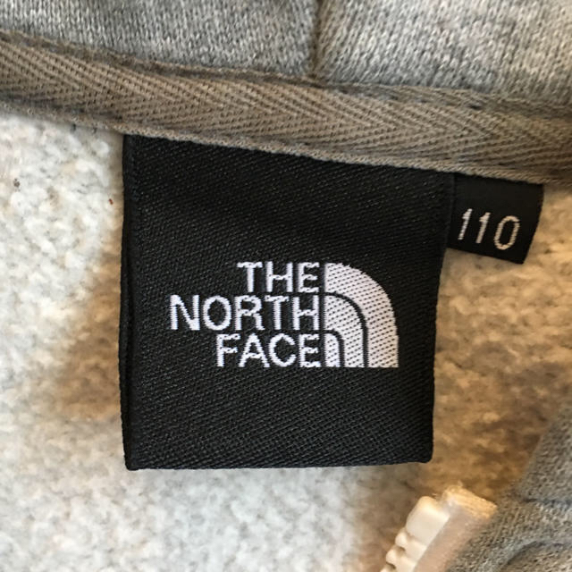 North Face ノースフェイス☆長袖パーカートレーナー☆グレー☆110