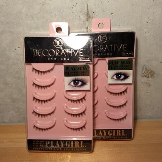 decorative eyelashつけま2個セット(つけまつげ)