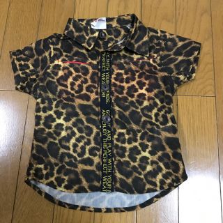 ジャンクストアー(JUNK STORE)のキッズヒョウ柄シャツ(シャツ/カットソー)