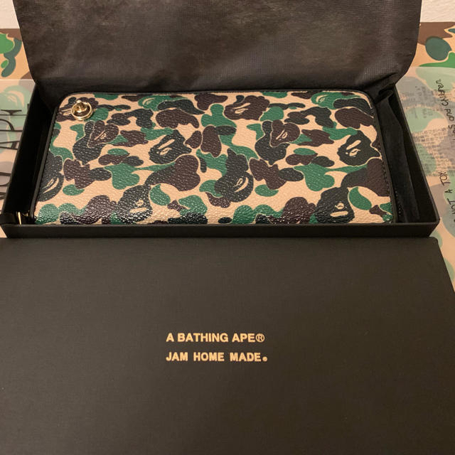 A BATHING APE(アベイシングエイプ)のA BATHING APE JAM HOME MADE WALLET 美品✨ メンズのファッション小物(長財布)の商品写真