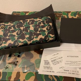 アベイシングエイプ(A BATHING APE)のA BATHING APE JAM HOME MADE WALLET 美品✨(長財布)