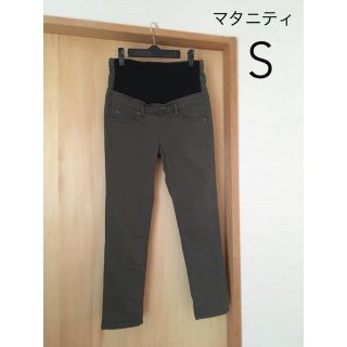 シマムラ(しまむら)の【ssaty09様専用】マタニティ 春夏スキニーパンツ S カーキ(マタニティボトムス)