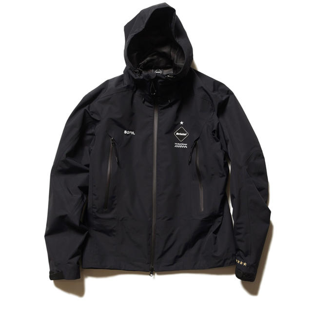 M 新品 FCRB 19SS RAIN JACKET BLACK