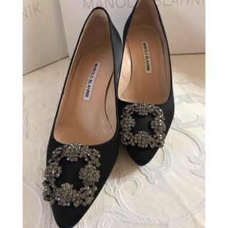 マノロブラニク(MANOLO BLAHNIK)の極美品！マノロブラニク  パンプス(ハイヒール/パンプス)