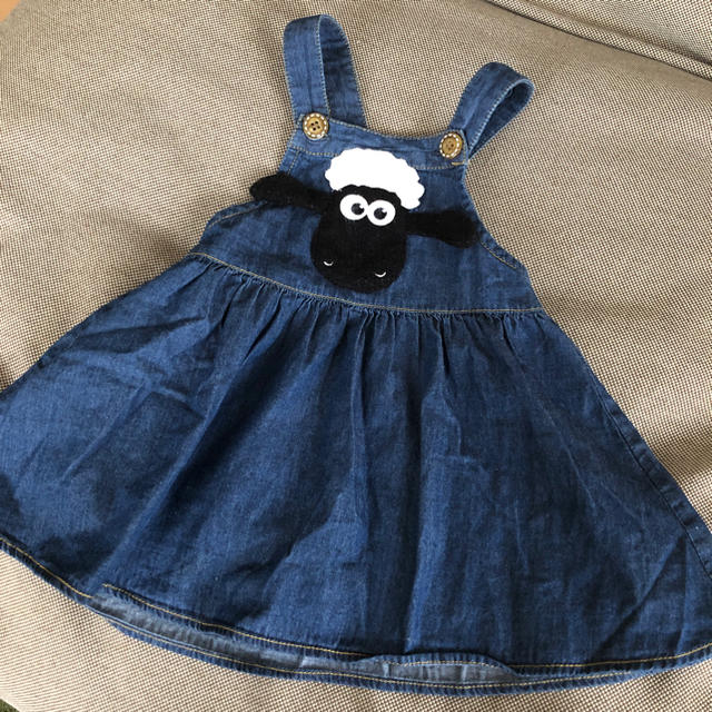 LITTLE BEAR CLUB(リトルベアークラブ)のひつじのショーン ワンピース キッズ/ベビー/マタニティのベビー服(~85cm)(ワンピース)の商品写真