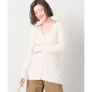 イエナ(IENA)のまゆ様専用❄️18SS 超美品4*4リブロングカーディガン(カーディガン)