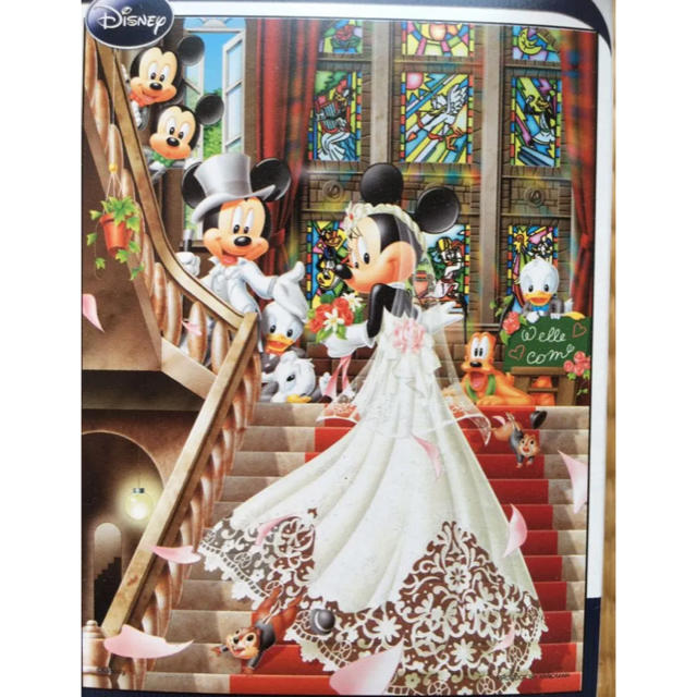 Disney ディズニー ミッキー ミニーウェディングジグソーパズル 完成品 パズルフレームの通販 By Hello S Shop ディズニー ならラクマ