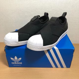 アディダス(adidas)のSUPERSTAR SlipOn W 24.5cm(スリッポン/モカシン)