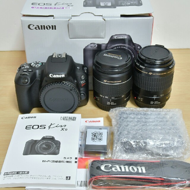 Canon - Canon EOS Kiss X9 標準&望遠レンズセットの通販 by alice123's shop｜キヤノンならラクマ