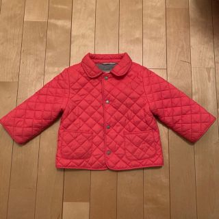 プチバトー(PETIT BATEAU)の【最終値下】プチバトー 12month ピンク キルティング コート(ジャケット/コート)