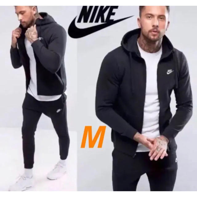 L！Mも可！ NIKE セットアップ フルジップパーカー ジョガーパンツ