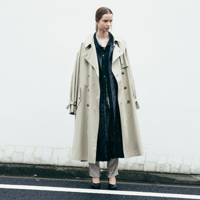 stein】シュタイン LAY OVERSIZED TRENCH COAT - トレンチコート