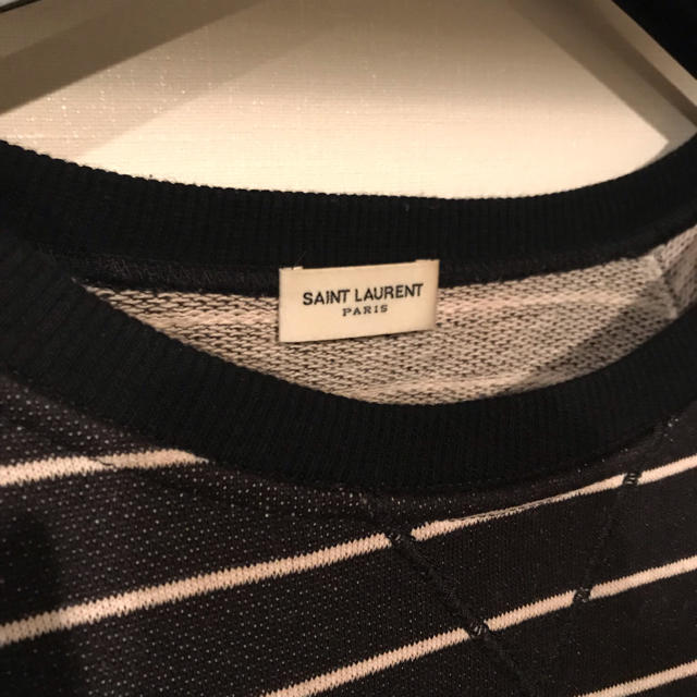 激レア 新品 SAINT LAURENT サンローラン Tシャツ ボーダー  L