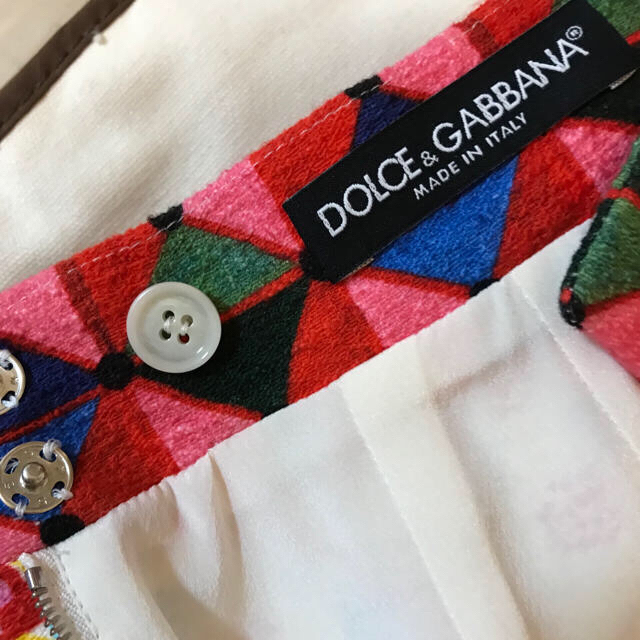 DOLCE&GABBANA(ドルチェアンドガッバーナ)のドルチェ&ガッバーナ ミニスカート 美品 レディースのスカート(ミニスカート)の商品写真