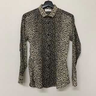 サンローラン(Saint Laurent)のSAINT LAURENT PARIS サンローランパリ レオパード シャツ (シャツ)