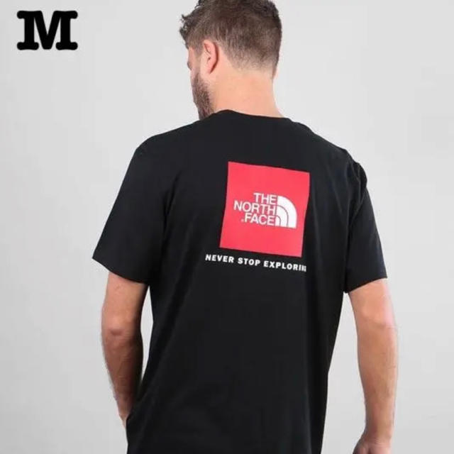 THE NORTH FACE(ザノースフェイス)のTHE NORTH FACE ノースフェイス レッド ボックスロゴ Tシャツ M メンズのトップス(Tシャツ/カットソー(半袖/袖なし))の商品写真