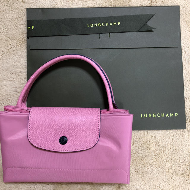 新品 ロンシャン プリアージュ M 限定ピンク