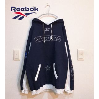 リーボック(Reebok)のリーボック パーカー ネイビー ビッグサイズ  Dallas cowboys(パーカー)