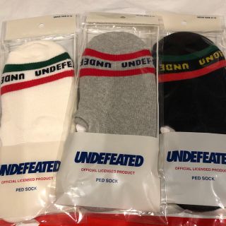 アンディフィーテッド(UNDEFEATED)のUndefeated PED SOCK スニーカーソックス 3足パック(ソックス)