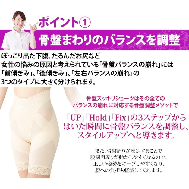 芦屋美整体 骨盤スッキリショーツ 3L ブラック コスメ/美容のダイエット(エクササイズ用品)の商品写真