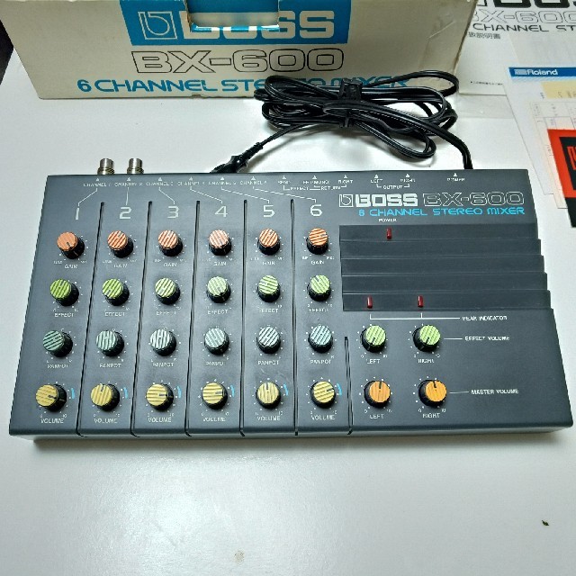 BOSS(ボス)のBOSS BX-600 6チャンネル ステレオ ミキサー 楽器のレコーディング/PA機器(ミキサー)の商品写真