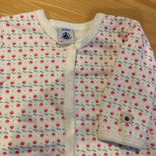 プチバトー(PETIT BATEAU)のプチバトー  ロンパース 60 PETIT BATEAU 3m(ロンパース)