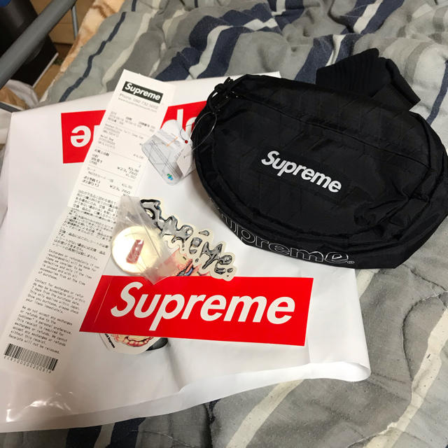 18aw supreme waist bagウエストポーチ