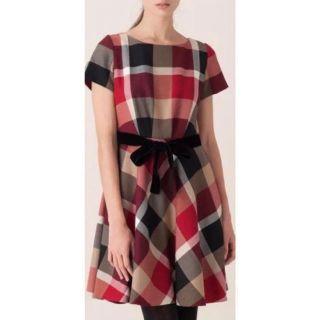 バーバリーブルーレーベル(BURBERRY BLUE LABEL)の新品 ブルーレーベル クレストブリッジ  ワンピース ドレス(ミニワンピース)