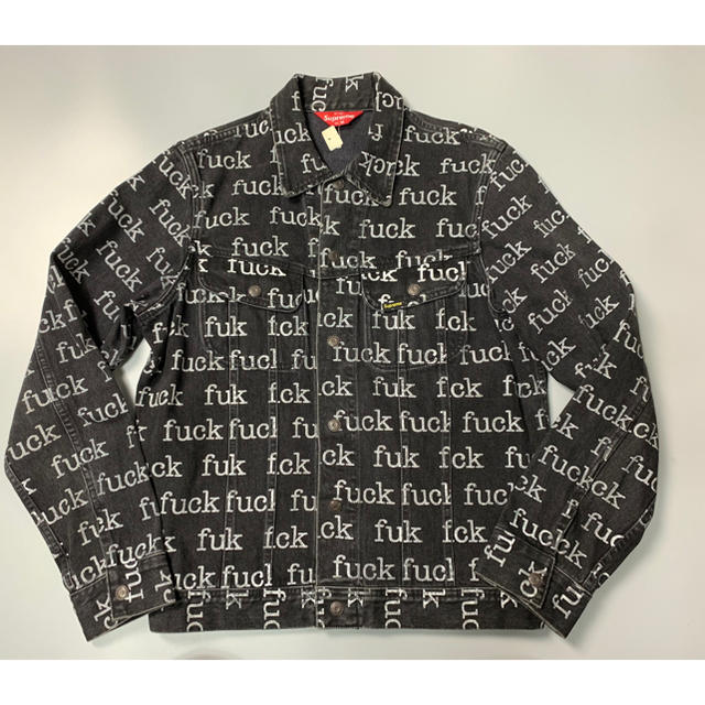 稀少 SUPREME 13SS FUCK DENIM JKT