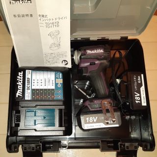 マキタ(Makita)のマキタ TD171D 18V パープル インパクトドライバー ★少し訳あり！(工具/メンテナンス)