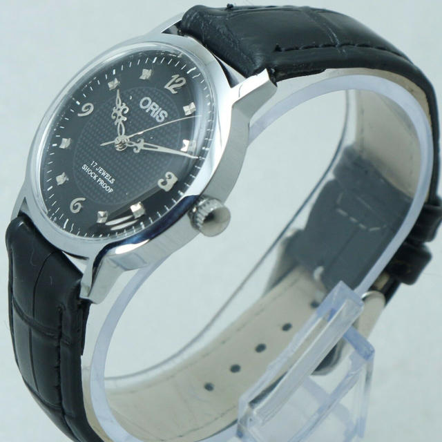ORIS(オリス)のオリス ブラックフェイス 機械式腕時計 メンズの時計(腕時計(アナログ))の商品写真