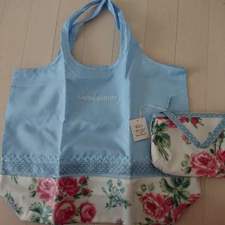 ローラアシュレイ(LAURA ASHLEY)の新品☆ローラアシュレイ エコバッグ Lサイズ(エコバッグ)