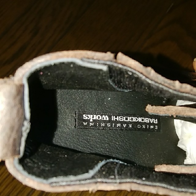 RABOKIGOSHI works(ラボキゴシワークス)のラボキゴシアンクルブーツ レディースの靴/シューズ(ブーツ)の商品写真