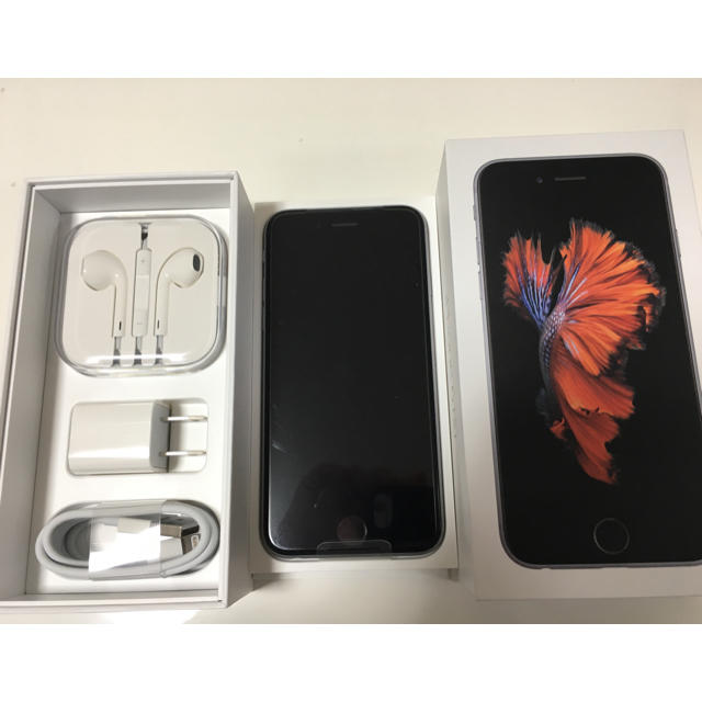 iPhone6s 32GB スペースグレイシムロック解除 ワイモバイルスマホ/家電/カメラ