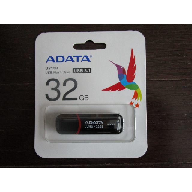 【新品・USBメモリ】ADATA　32GB　(USB3.1) スマホ/家電/カメラのPC/タブレット(PC周辺機器)の商品写真