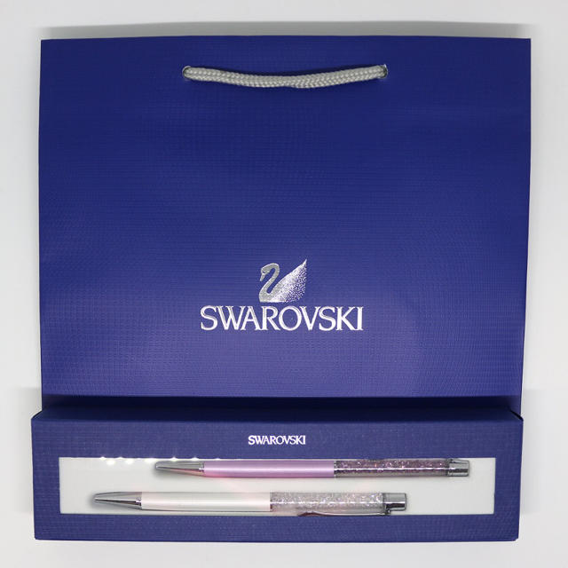 SWAROVSKI(スワロフスキー)のスワロフスキー ボールペン 2本セット品 5146335 ジュエリー 文房具 インテリア/住まい/日用品の文房具(ペン/マーカー)の商品写真