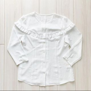 ストロベリーフィールズ(STRAWBERRY-FIELDS)の春ブラウス美品♡定価約1万円(シャツ/ブラウス(長袖/七分))