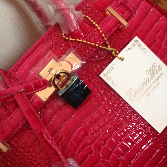 EmiriaWiz(エミリアウィズ)のエミリアウィズクロコバッグプティ♡ レディースのバッグ(ハンドバッグ)の商品写真