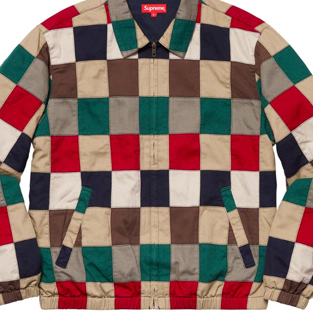 Patchwork Harrington Jacket